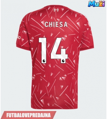 Lacne Muži Futbalové dres Liverpool Federico Chiesa #14 2026-27 Krátky Rukáv - Domáci